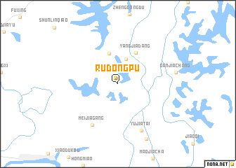 map of Rudongpu