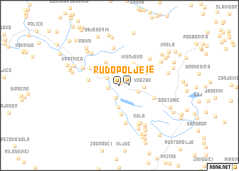 map of Rudo Polje