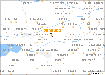 map of Rudówka