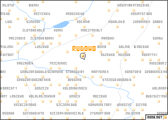 map of Rudowo