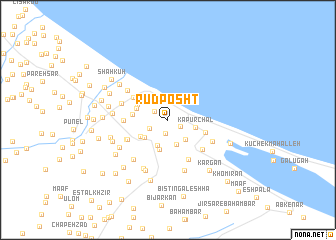 map of Rūdposht