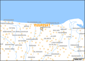 map of Rūd Posht