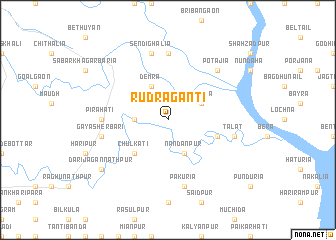 map of Rudragānti