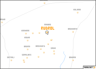 map of Rudrol