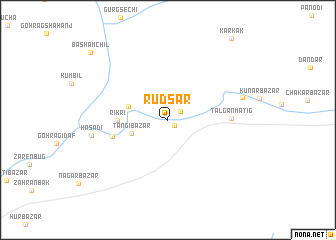 map of Rūdsar