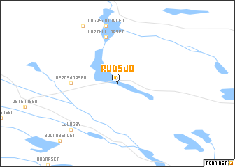 map of Rudsjö