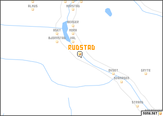 map of Rudstad