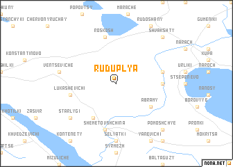 map of Ruduplya