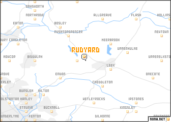 map of Rudyard