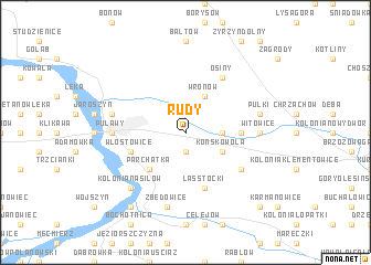 map of Rudy