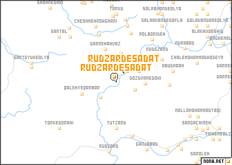 map of Rūdzard-e Sādāt