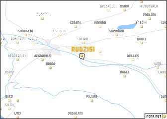 map of Rudzīši