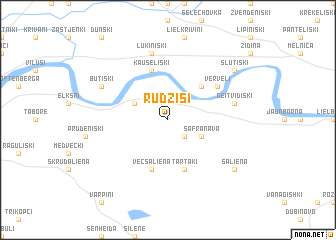 map of Rudzīši