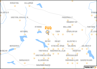 map of Rud