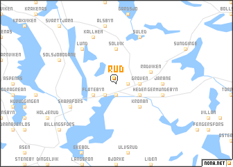 map of Rud
