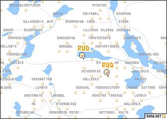 map of Rud