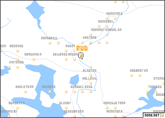 map of Rud