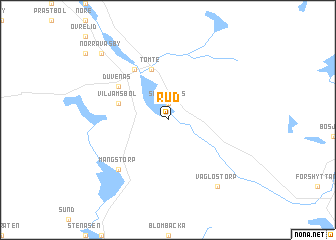 map of Rud