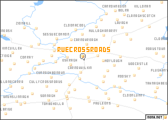 map of Rue Cross Roads