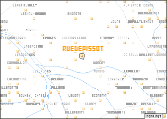 map of Rue de Pissot