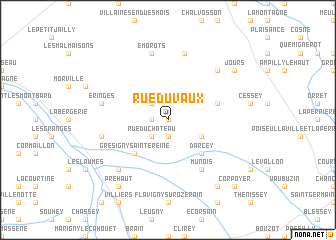map of Rue du Vaux