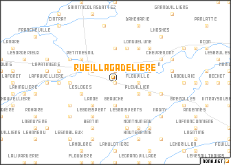 map of Rueil-la-Gadelière