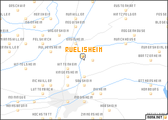 map of Ruelisheim