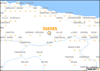 map of Ruenes