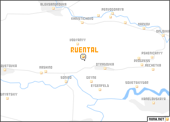 map of Ruental\