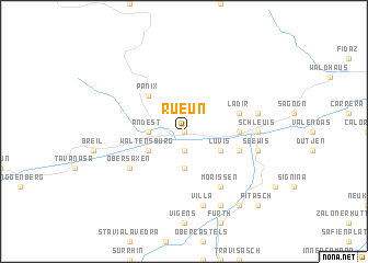 map of Rueun