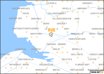 map of Rue