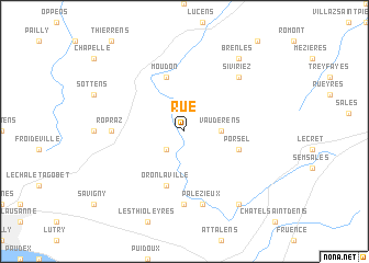 map of Rue