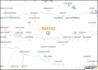 map of Ruffec