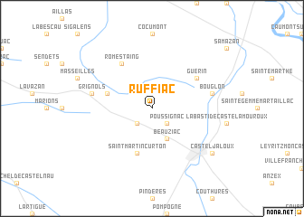 map of Ruffiac