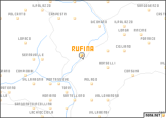 map of Rufina