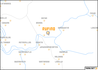 map of Rufino