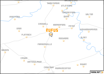 map of Rufus