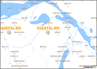 map of Ruga Fulani