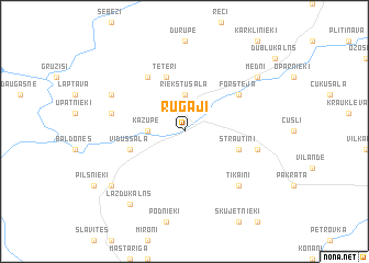 map of Rugāji