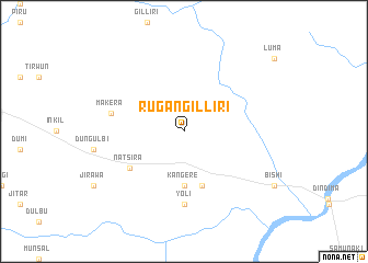 map of Rugan Gilliri