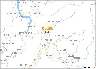 map of Rugao