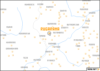 map of Rugarama