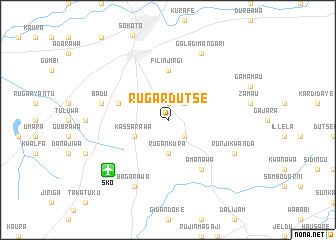map of Rugar Dutse