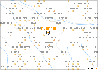map of Rugăria