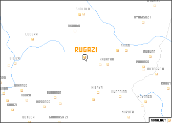 map of Rugazi