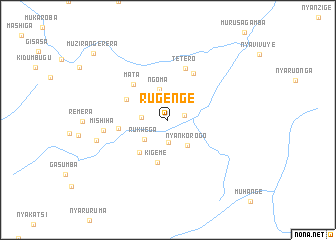 map of Rugenge