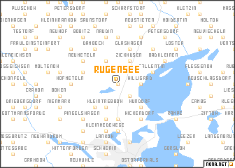 map of Rugensee