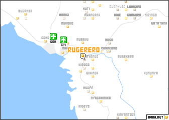 map of Rugerero