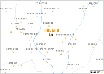 map of Rugero