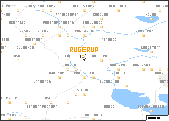 map of Rugerup